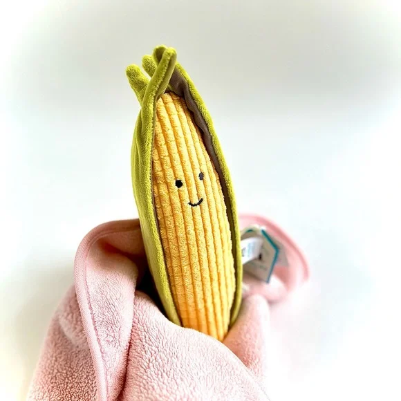 Jellycat “Vivacious Sweetcorn” Plush Soft Stuffed Toy (NWT) - Picture 3 of 7